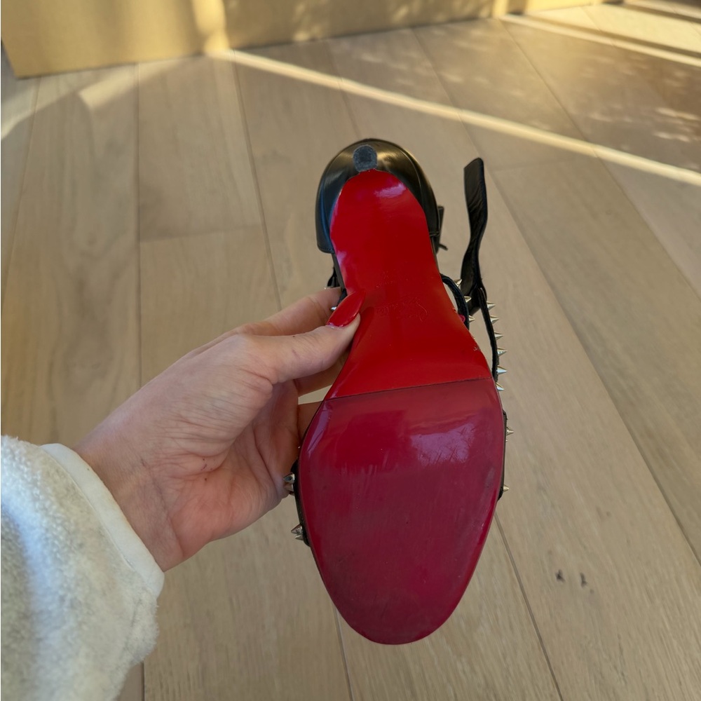 Christian Louboutin Choca Spikes 100 - Picture 5 of 5